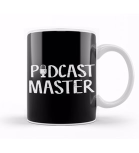 Cute & Funny Podcast Master Podcasting Kupa Bardak Porselen