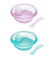 Bebedor Vakumlu Tabak ve Kaşık Set