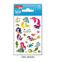 Tanex 7,5x10,5mm Deniz Kızı Mini Tatoo Etiket TNX-26432