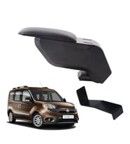 Fiat Doblo 2017 Delmesiz Çelik Ayaklı Siyah Kolçak Kol Dayama