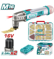 TOTAL 16V ÇOK AMAÇLI KESİ VE AKSESUAR SETİ LI-ION AKÜLÜ TOSLI241299E