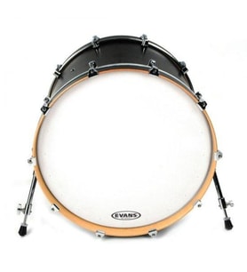 Evans Bd20racw 20" Resonant Coated White Kick Derisi