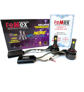 FEMEX Super More Csp SUPERIOR ETI Chipset HB4 9006 Radyatör Soğutmalı ExtRa PerFormans Led Xenon
