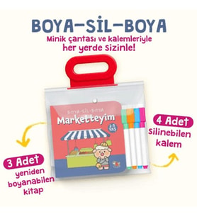 Boya Sil Boya - 2 (Marketteyim - Evdeyim - Parktayım / 2-5 Yaş)