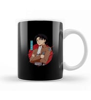 Attack On Titan Anime Captain Levi Kupa Bardak Porselen