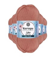 5 Adet Lotus Bikini Büstiyer Bluz Örgü İpi K103 Pişmiş Ayva