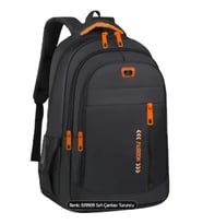 Siyah Turuncu Erkek Outdoor Sırt Çantası