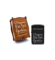 Öğretmenler Gününe Özel Ahşap Kutulu Çakmak