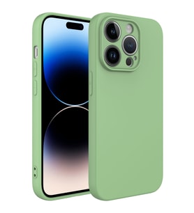 Lexroo iPhone 14 Pro Kılıf Kamera Korumalı Mara Lansman Kılıf - Açık Yeşil