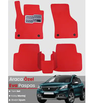 PEUGEOT 2008 (2013-2019) Uyumlu EVA Paspas Tam Set–Araca Özel,Oto Paspas,Kolay Montaj