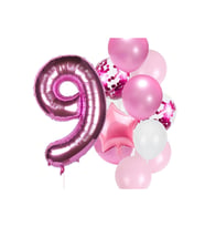 Çıtıpıtıstore Fuşya Yaş Balon Set