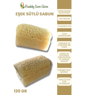 Kabak Lifli Eşek Sütlü Sabunu El Yapımı Doğal 120 gr
