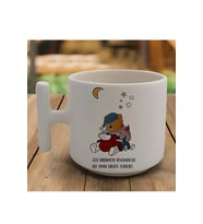 Beyaz T Kulp Pooh Ve Arkadaşlık Tasarımlı Latte Fincan Modelleri