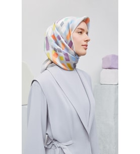 Armine 2025 Yaz Sezonu %100 Twill İpek Eşarp 9341D 06