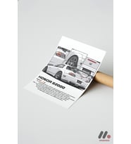 Honda S2000 Beyaz JDM Poster, Çerçevesiz Yüksek Kalite Duvar Afişi - Oto Severlere