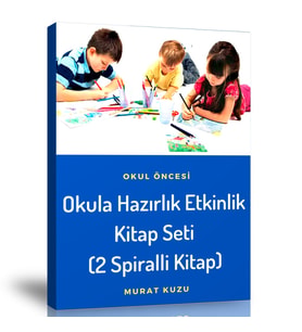 Okula Hazırlık Etkinlik Kitap Seti (2 Spiralli Kitap)