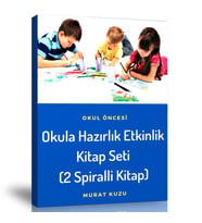 Okula Hazırlık Etkinlik Kitap Seti (2 Spiralli Kitap)