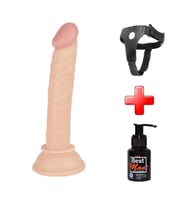 OdinsShop 13 cm Belden Bağlamalı Vantuzlu Realistik Penis  Vajinal Dildo