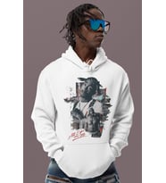 Tupac Shakur Rapper Baskılı Unisex Oversize 2Pac Şarkıcı Hoodie