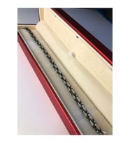 5mm Kral Erkek Çelik Siyah Beyaz Bileklik • Işıklı Kutuda • Sevgiliye • Eşe • Babaya Bileklik