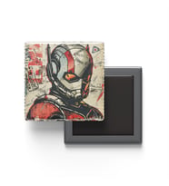 Ant-Man - Baskılı Buzdolap Magneti Kare - 9x9 cm