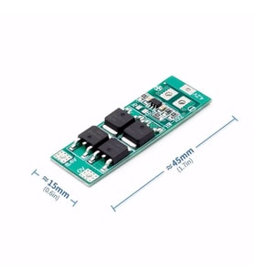 BMS 2S 20A Koruma Kartı Standart Lityum Pil Batarya Li-ion 18650