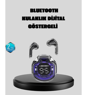 ENC Mikrofonlu Kablosuz Kulaklık Dokunmatik Kontrol ve LED Ekran Şarj Kutulu