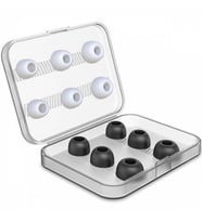 Coofbe Ultra Kaliteli Airpods Pro Kulaklık Ucu 6 Çift Silikon Yedek Kulaklık Ucu