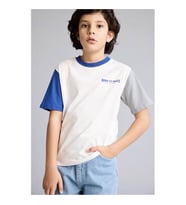 Defacto Baskılı Ekru Erkek Çocuk T-Shirt G8230A8/BG759