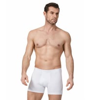 Namaldı Erkek Likralı Boxer 128 - 6 Adet (Beyaz)