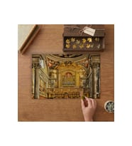 Görkemli Klasik Katedral İç Mekanı Tasarımı 240 parça Ahşap Puzzle Ahşap Kutuda MP06050