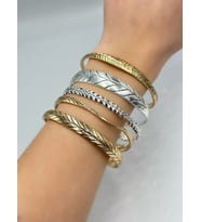 Çift Renk Çoklu Set Kelepçe (Pirinç Kaplama)