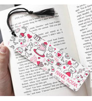 Romantik Süsler İsimli Kitap Ayracı