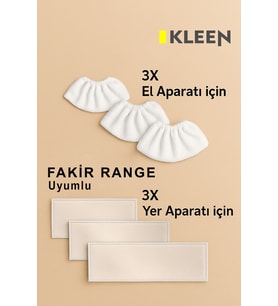 Yedek Bez Seti, Fakir-range Buharlı Temizlik Makinesi için yüksek performans