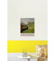 North York Moors Treni Tablo Ahşap Poster Dekoratif