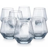 6 Adet Cam Bardak Seti - Sade ve Modern Tasarımlı, Ekstra Berrak Su, 6'lı Meşrubat ve Kahve Bardağı Takımı (310 ml)