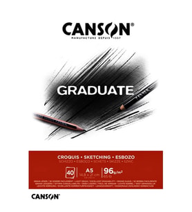 CANSON A5 GRADUATE SKETCHING ÇİZİM DEFTERİ 96 GR. 40 YP.