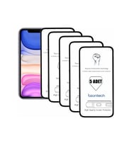 Apple Uyumlu iPhone 11 İle Ekran Koruyucu Tam Kaplayan 5li Set