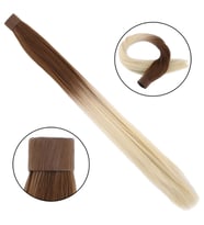 Fiber Sen Sihirli At Kuyruğu / Açık Kumral / Platin Ombreli