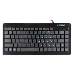 Everest KB-410 Siyah USB Q Mini Kablolu Klavye
