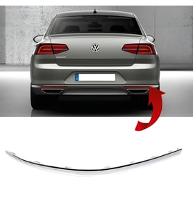 Vw Passat B8 2015-2019 Sağ Arka Tampon Köşe Krom Çıta 3G0853842