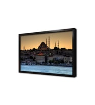 Gün Batımı Galatadan Eminönü Çerçeveli Mdf Tablo