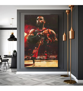 Lebron James Kanvas Tablo