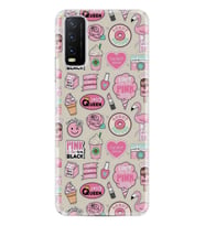 Vivo Y11S Kılıf Desenli Silikon Donut Flamingo 1415
