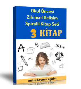Okul Öncesi Zihinsel Gelişim Spiralli Kitap Seti (3 Spiralli Kitap)