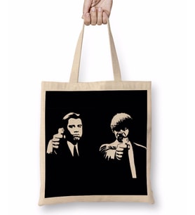 Pulp Fiction Vincent & Jules Bez Çanta Uzun Saplı