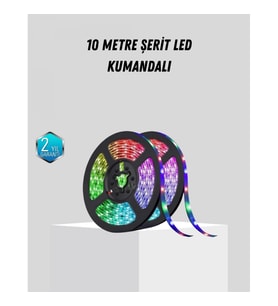 Mey İthalat® Smart Şerit LED Işık – Uzaktan Kumandalı, USB Girişli, Müzik Modlu