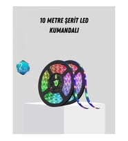 Mey İthalat® Smart Şerit LED Işık – Uzaktan Kumandalı, USB Girişli, Müzik Modlu