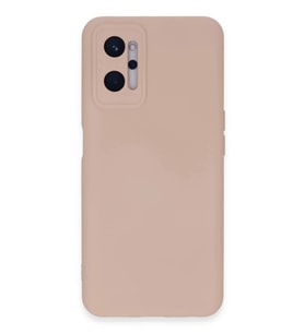 Durukar® Realme 9i 4G Kılıf Nano içi Kadife Silikon - Pudra