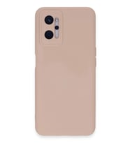 Durukar® Realme 9i 4G Kılıf Nano içi Kadife Silikon - Pudra